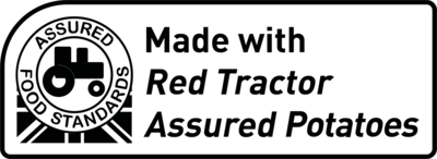 Made with Red Tractor Assured Potatoes Logo PNG Vector
