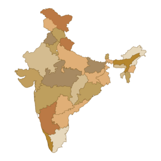 Map of India Logo PNG Vector