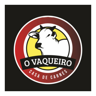 O VAQUEIRO CASA DE CARNES Logo PNG Vector