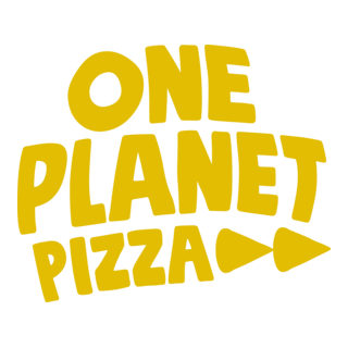 One Planet Pizza Logo PNG Vector