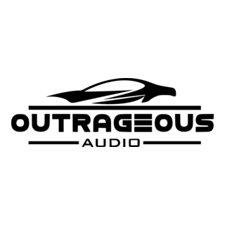 Outrageous Audio Logo PNG Vector