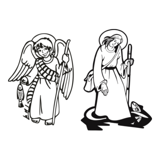 San Rafael Arcangel Logo PNG Vector