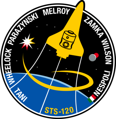 STS-120 Mission Patch Logo PNG Vector