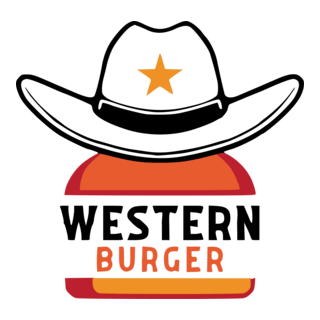Western Burger Logo PNG Vector