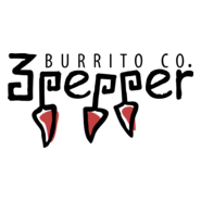 3 Pepper Burrito Co. Logo PNG Vector