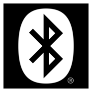 Bluetooth Icon White Logo PNG Vector