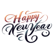 Happy New Year Logo PNG Vector