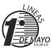 Líneas 1° de Mayo Logo PNG Vector