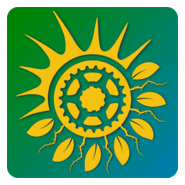 SolarPunk Logo PNG Vector