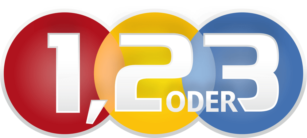 1, 2 oder 3 Logo PNG Vector
