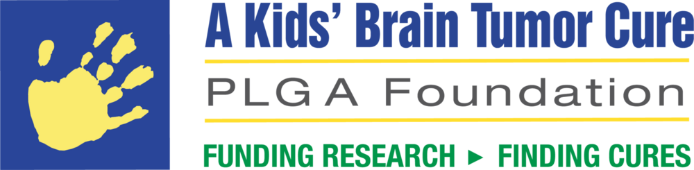 A Kids’ Brain Tumor Cure | PLGA Foundation Logo PNG Vector