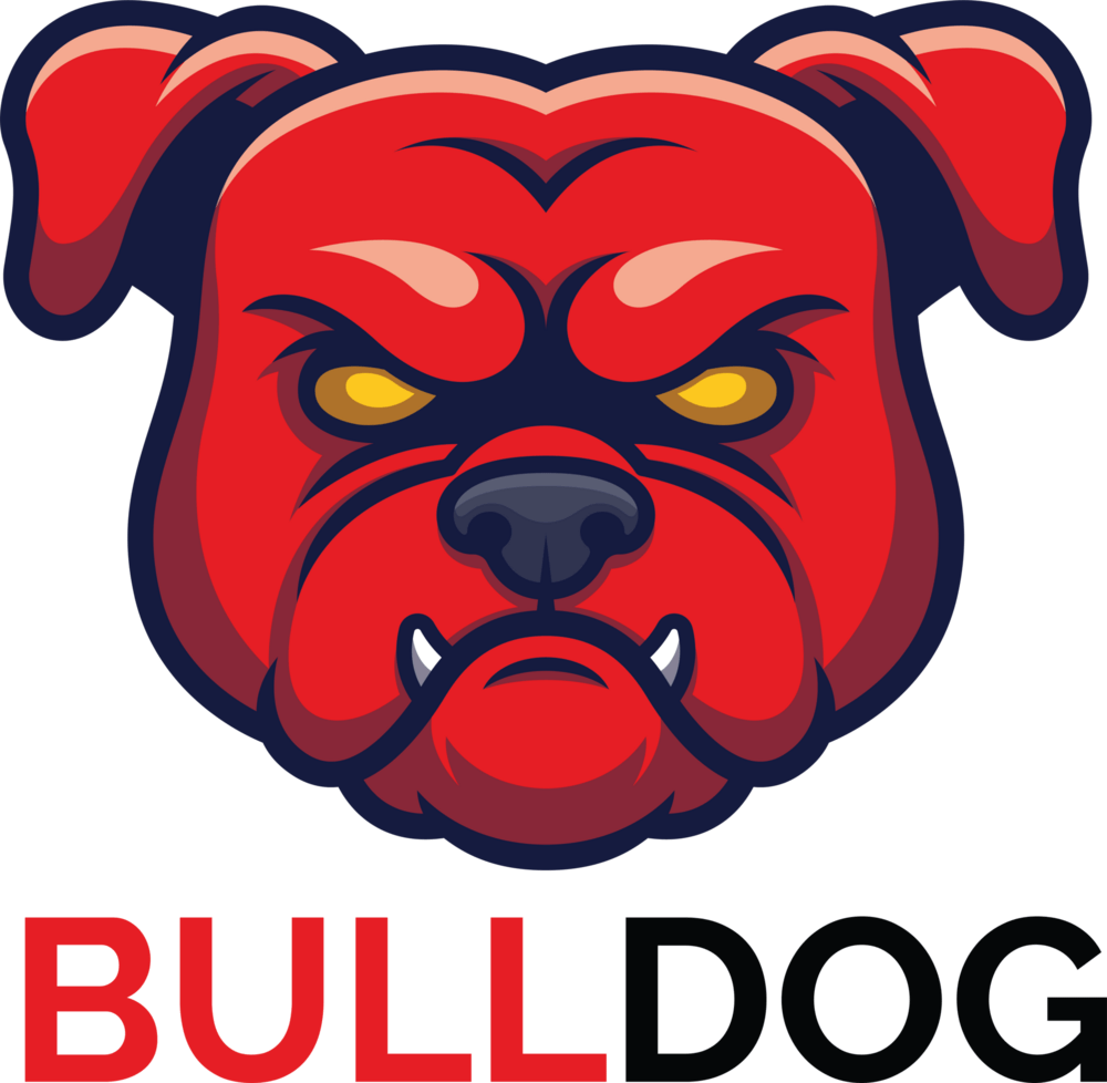 Angry Bulldog Logo PNG Vector