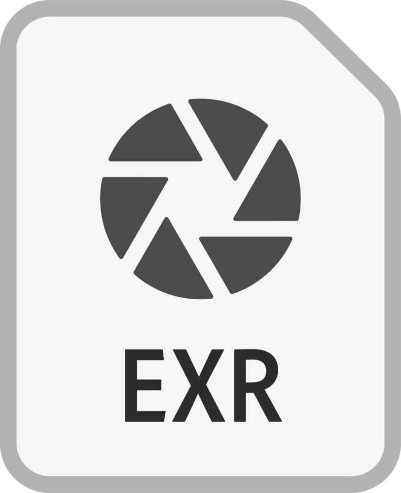 EXR File Logo PNG Vector