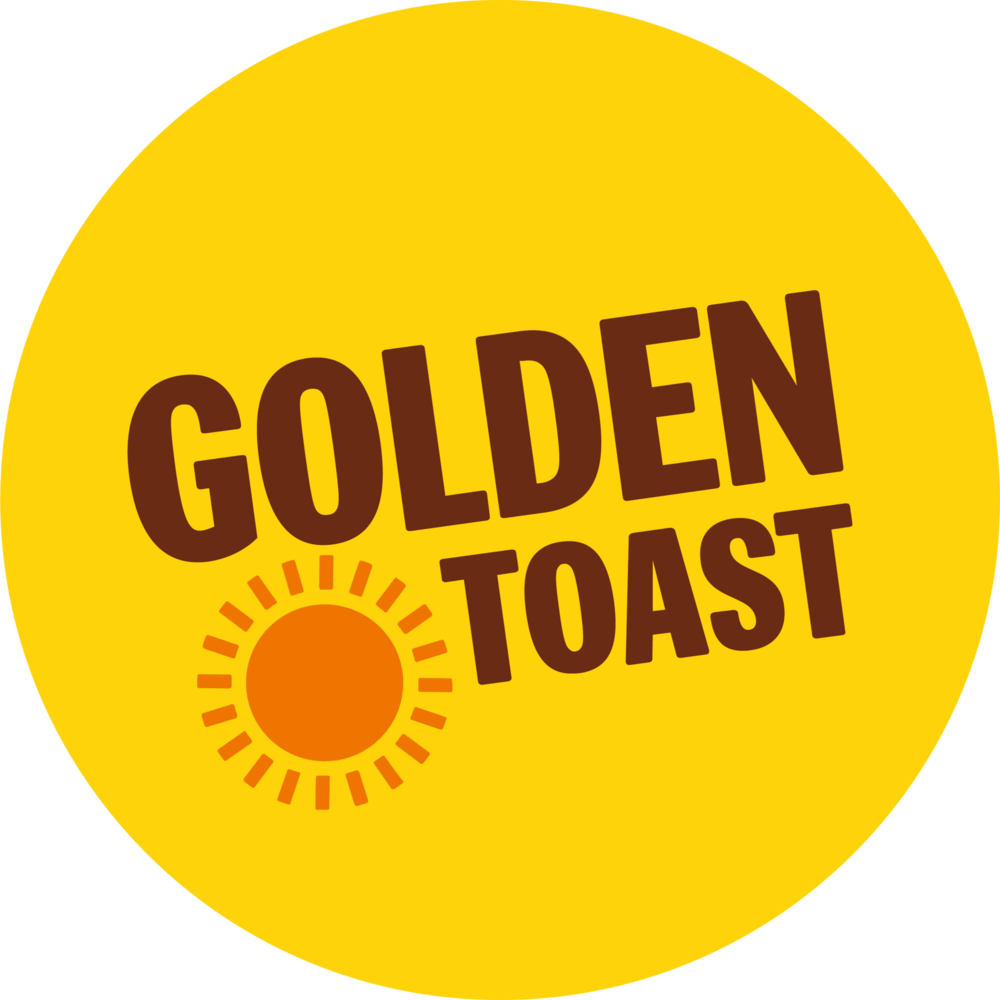 Golden Toast Logo PNG Vector