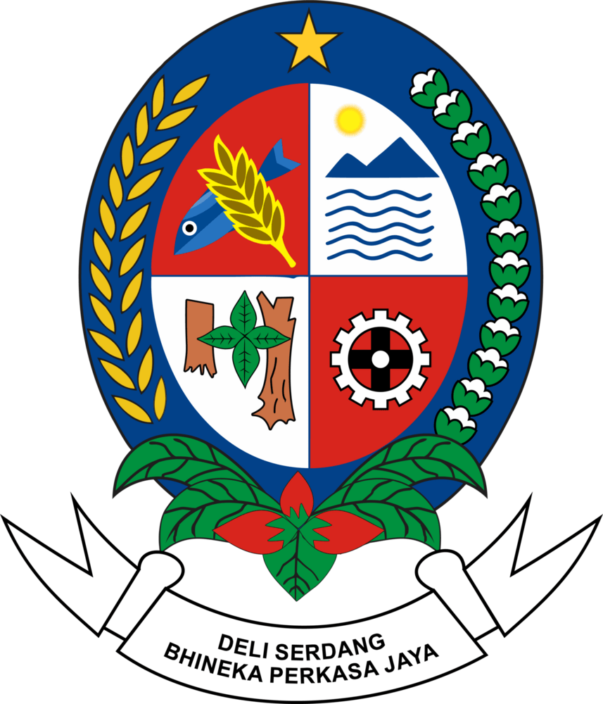 Lambang Kabupaten Deli Serdang Logo PNG Vector