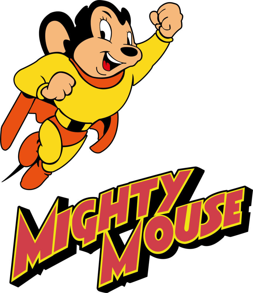 Mighty Mouse Logo PNG Vector