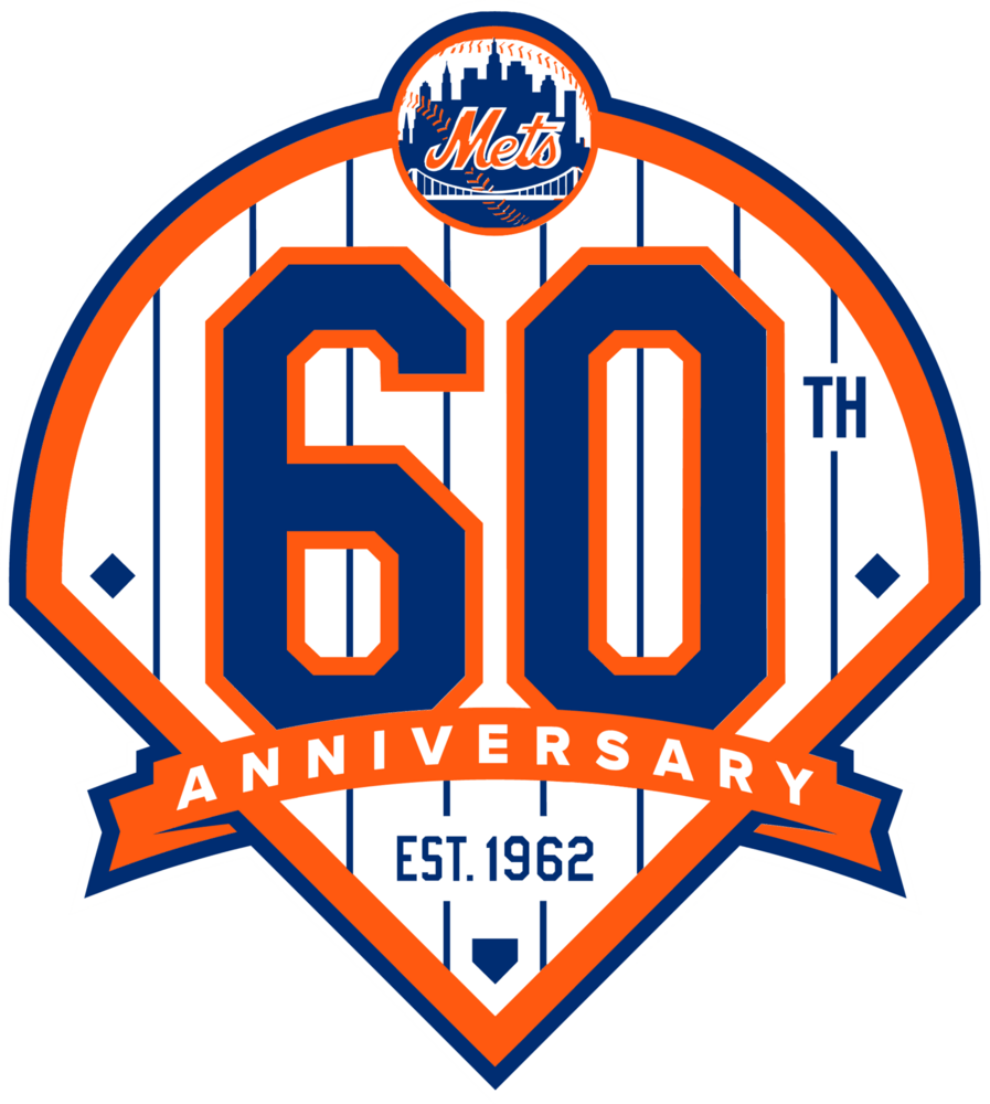 New York Mets 60th Anniversary Logo PNG Vector