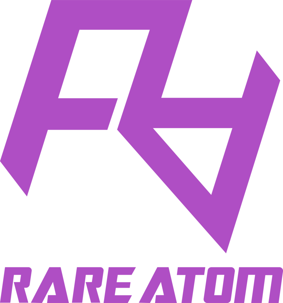 Rare Atom Logo PNG Vector