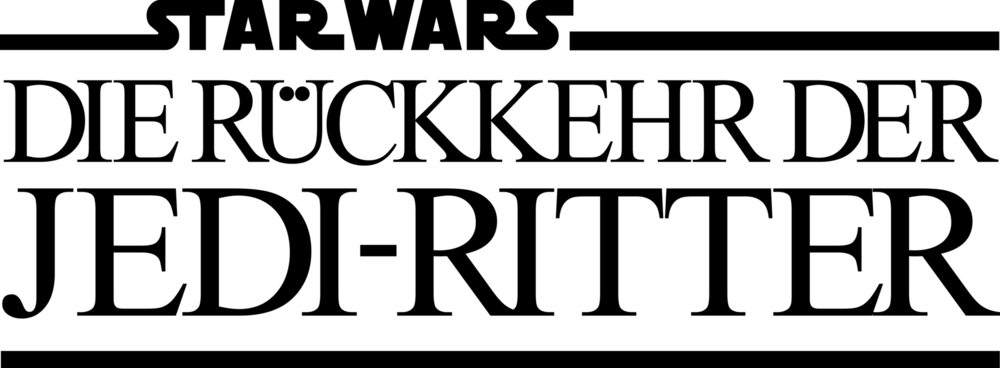 Star Wars - Die Rückkehr der Jedi-Ritter Logo PNG Vector