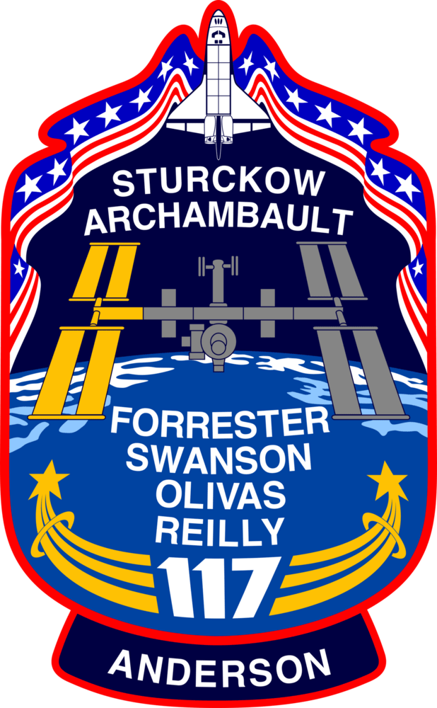 STS-117 Mission Patch Logo PNG Vector