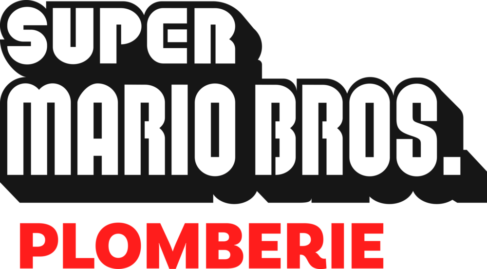 Super Mario Bros. Plumbing (French) Logo PNG Vector