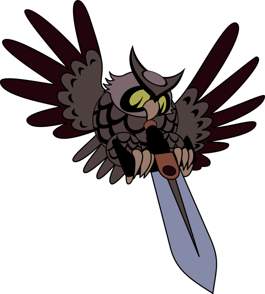 Sword owl Logo PNG Vector