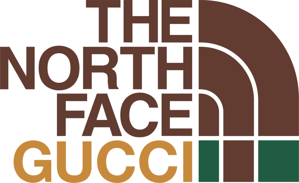 The North Face x Gucci Logo PNG Vector