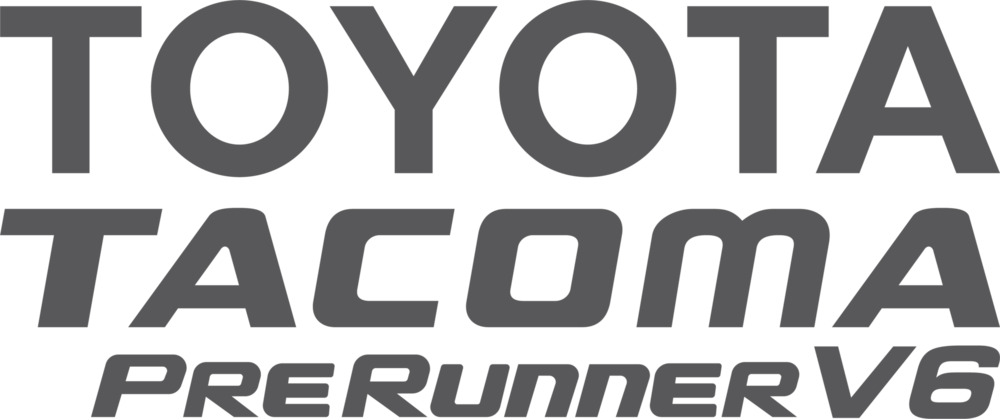 TOYOTA TACOMA PRE RUNNER V6 Logo PNG Vector