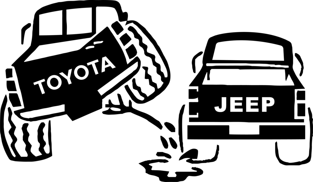TOYOTA VS JEEP Logo PNG Vector