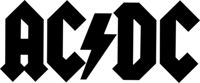 AC/DC Logo PNG Vector