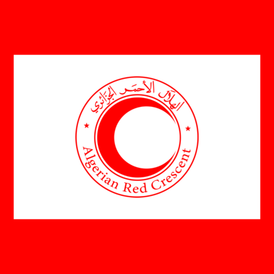 Algerian Red Crescent Flag Logo PNG Vector