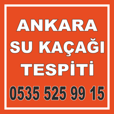 Ankara Su Kaçağı Tespiti Logo PNG Vector