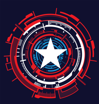 Captain America Logo [Shield] Tote Bag