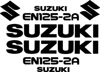 EN suzuki 125 diseño completo Logo PNG Vector