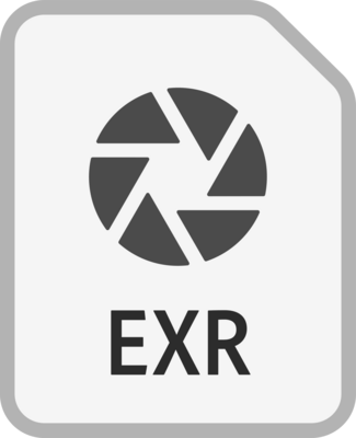 EXR File Logo PNG Vector