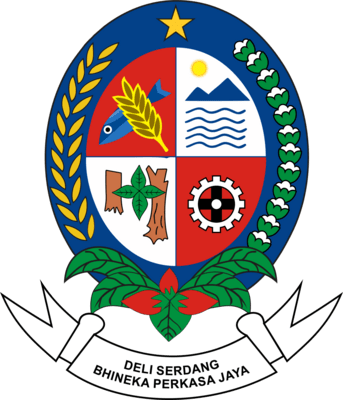 Lambang Kabupaten Deli Serdang Logo PNG Vector