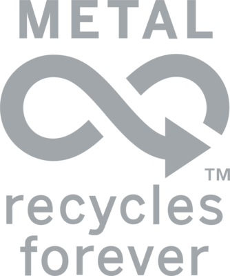 Metal Recycle Forever Logo PNG Vector