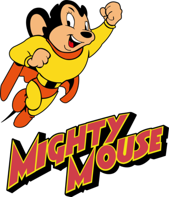 Mighty Mouse Logo PNG Vector