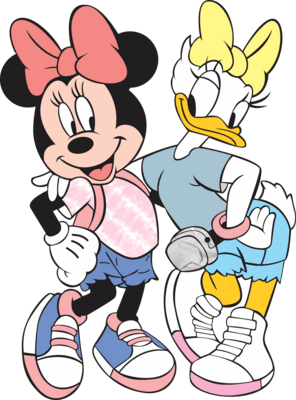 Minnie y Daisy Logo PNG Vector