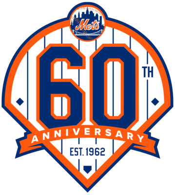 New York Mets 60th Anniversary Logo PNG Vector