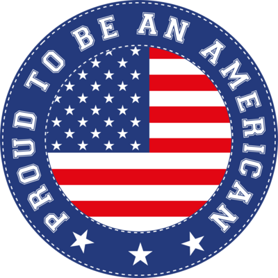 Proud To Be An American Logo PNG Vector