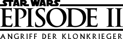 Star Wars - Episode 2 - Angriff der Klonkrieger Logo PNG Vector