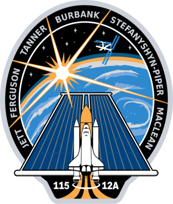 STS-115 Misson Patch Logo PNG Vector