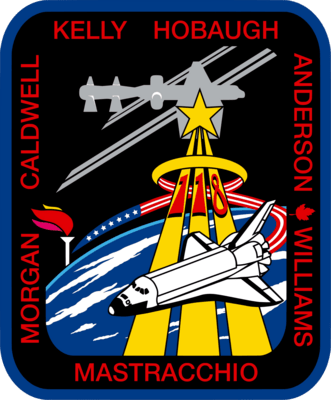 STS-118 Mission Patch Logo PNG Vector