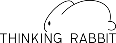 Thinking Rabbit Logo PNG Vector