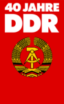 40 Years of the DDR Logo PNG Vector