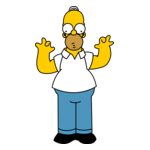 Homer Simpson Logo PNG Vector