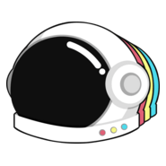 Party Astronauts Logo PNG Vector