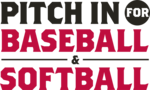 Pitch in for Baseball and Softball Logo PNG Vector