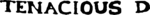 Tenacious D Logo PNG Vector